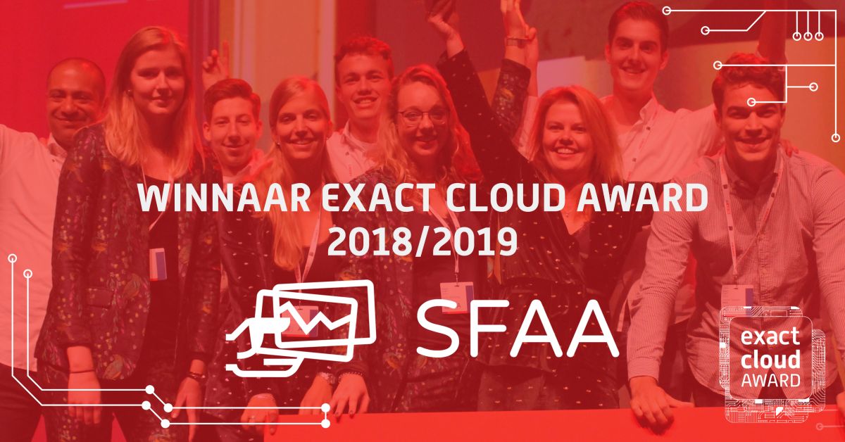 SFAA: Winnaar Exact Cloud Award 2018/2019