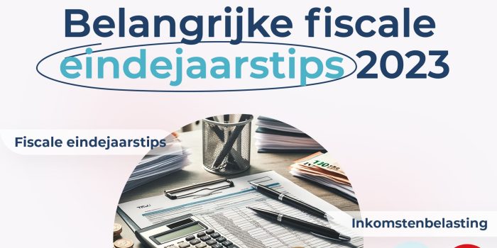 Fiscale eindejaarstips